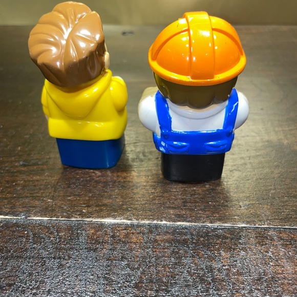 Mega Bloks Little People Construction Worker Bus Boy Figure First Builders Toy - Picture 5 of 6